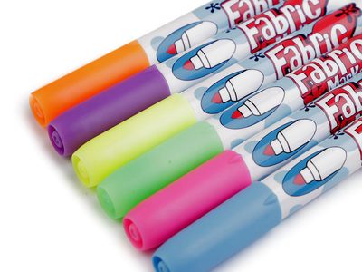 Fixy na textil 6 ks - 3 (560-6C) viz foto neon