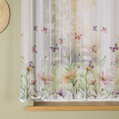 Kusová záclona Motýlí louka 140x240 cm – fotka 1