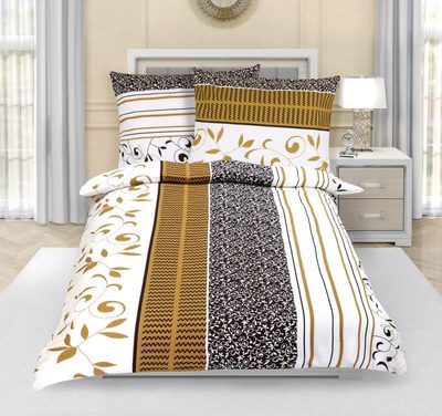Povlečení flanelové Hnědá 12/301 140x200, 70x90 cm{% if product.brand.name %} – Bellatex{% endif %}