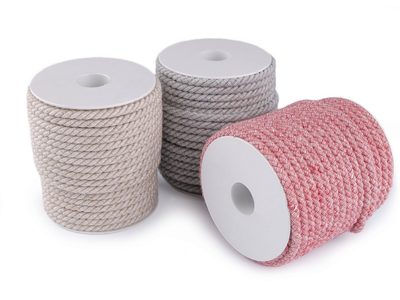 Kroucená šňůra Ø6 mm dvoubarevná návin 25 METRŮ{% if product.brand.name %} – Galanterka{% endif %}