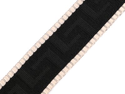 Popruh šíře 38 mm METRÁŽ{% if variant.name %} – 3 černá béžová{% endif %}
