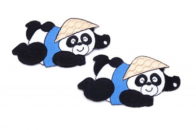 Aplikace nažehlovací T12 ležící panda vel.9x5cm{% if product.brand.name %} – Galanterka{% endif %}