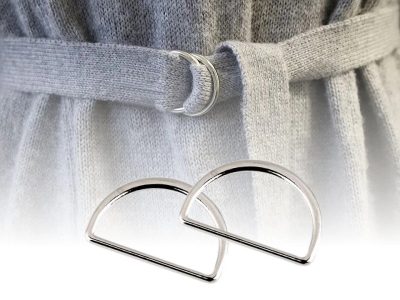 Polokroužek na textilní pásky šíře 25 mm plochý 10 kusů{% if product.brand.name %} – Galanterka{% endif %}