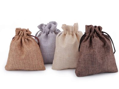 Dárkový pytlík 10x12 cm imitace juty{% if product.brand.name %} – Galanterka{% endif %}