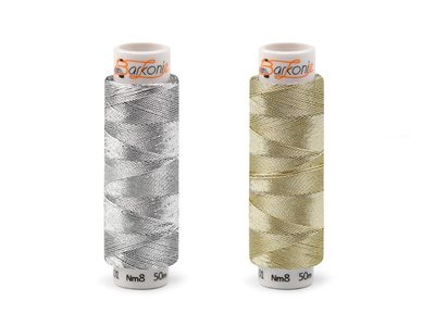 Metalická nit Elisabeth 3; 50 m{% if product.brand.name %} – Stoklasa{% endif %}