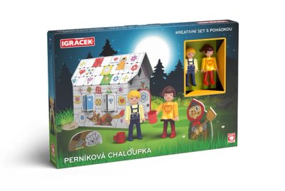 IGRÁČEK - Perníková chaloupka - kreativní set s pohádkou – fotka 3