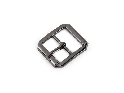 Kovová spona / přezka, průvlek 20 mm{% if variant.name %} – 4 nikl černý{% endif %}