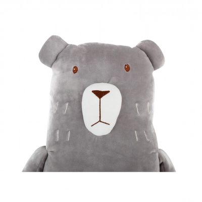 Polštářek mikrospandex Medvěd šedý 53 cm – fotka 1