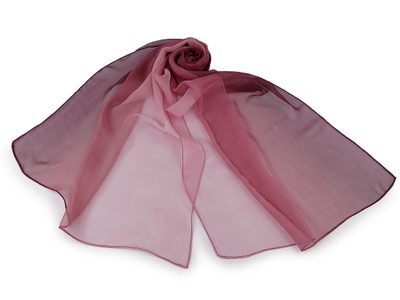 Letní šátek / šála ombré 50x155 cm{% if variant.name %} – 4 bordó sv.{% endif %}