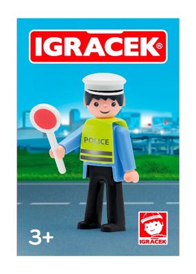 IGRÁČEK Dopravní policista s doplňky v krabičce – fotka 2