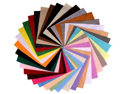 Látková dekorativní plsť / filc 20x30 cm sada 12 kusů MIX{% if product.brand.name %} – Galanterka{% endif %}