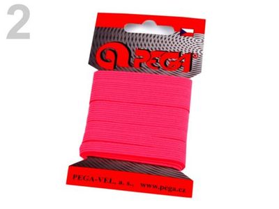 Prádlová pruženka na kartě šíře 7 mm barevná{% if variant.name %} – 2 (1410) pink neon{% endif %}