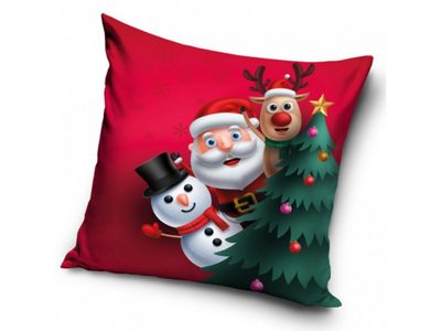 Vánoční povlak Pozdravy ze severní pólu 40x40 cm{% if product.brand.name %} – Carbotex{% endif %}