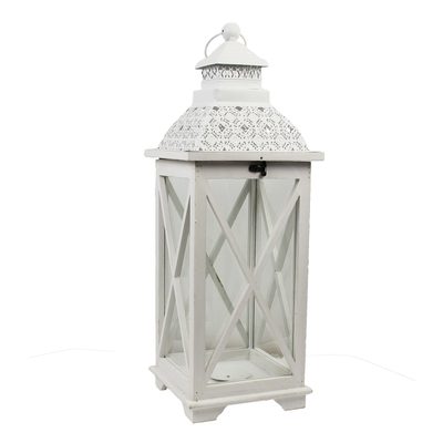 Dřevěná lucerna D1143/ Střední - 61 cm{% if product.brand.name %} – Morex{% endif %}