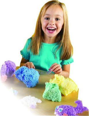 PlayFoam® Modelína/Plastelína kuličková 4 barvy na kartě 19,5x27x3cm – fotka 2