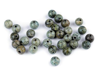 Minerální korálky Serpentin ruský zelený Ø6 mm 10 ks{% if product.brand.name %} – Galanterka{% endif %}