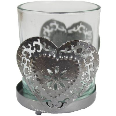 kovová dekorace na svíčku, K0050 - dia 6,5 x 5,5 cm{% if product.brand.name %} – {% endif %}