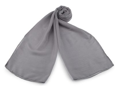 Letní bavlněný šátek / šála 50x185 cm{% if variant.name %} – 9 šedá{% endif %}