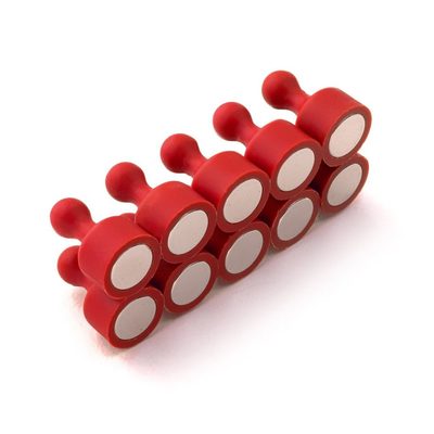 Magnetické figurky M3 červené, 10 ks, 12 × 20 mm – fotka 2