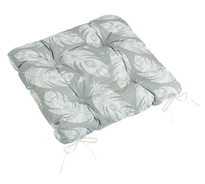 Sedák Adéla prošívaný Šedá,Bílá 41/237 40x40 cm{% if product.brand.name %} – {% endif %}