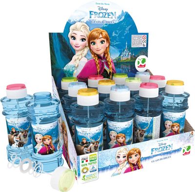 Bublifuk Frozen (Ledové Království) 300ml bludiště ve víčku 2 druhy – fotka 1