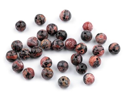Minerálové korálky Jaspis leopardí Ø6 mm 10ks{% if product.brand.name %} – Galanterka{% endif %}