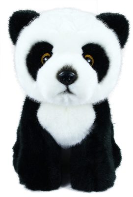 Plyšová panda sedící, 18 cm – fotka 1