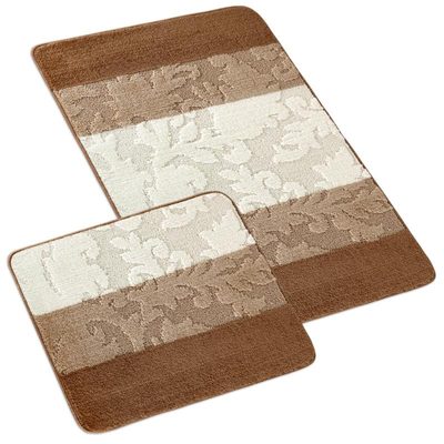 SADA BANY 60x100 + 60x50 cm - bez výkroje Bílá,Béžová,Hnědá 760/002 sada 60x100, 60x50 cm{% if product.brand.name %} – Bellatex{% endif %}
