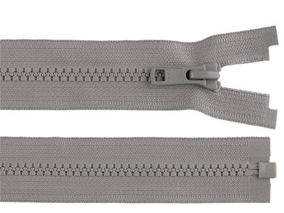 Kostěný zip YKK No 5 délka 60 cm bundový - 135 šedá
