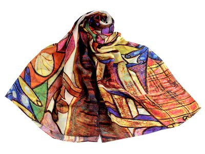 Šátek / šála 80x180 cm{% if variant.name %} – 13 multikolor{% endif %}