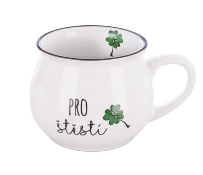 Hrnek keramický Pro štěstí O0638 - pr.9,5cm,v.7,5cm,o.300ml{% if product.brand.name %} – {% endif %}