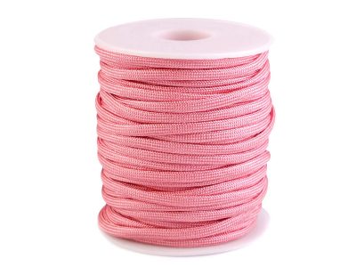 Padáková / oděvní šňůra Ø4 mm návin 25 metrů{% if variant.name %} – 2 (135) růžová sv.{% endif %}