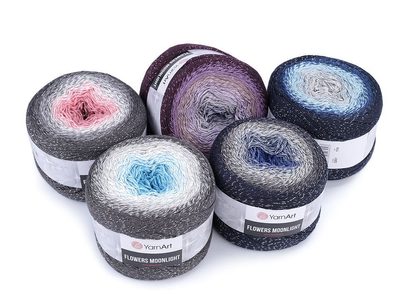 Flowers Moonlight 260 g Pletací příze{% if product.brand.name %} – YarnArt{% endif %}