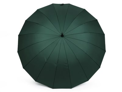 Velký rodinný deštník s dřevěnou rukojetí{% if variant.name %} – 4 zelená tmavá{% endif %}