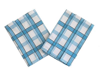 Utěrka Ba Extra savá Káro modré 50x70 cm (balení 3 ks) - Svitap