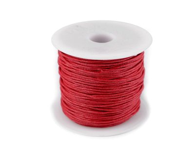Šňůrka Ø1 mm{% if variant.name %} – 6 červená{% endif %}