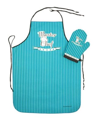 Kuchyňská zástěra Master Chef tyrkysová 62x82 cm{% if product.brand.name %} – Forbyt{% endif %}