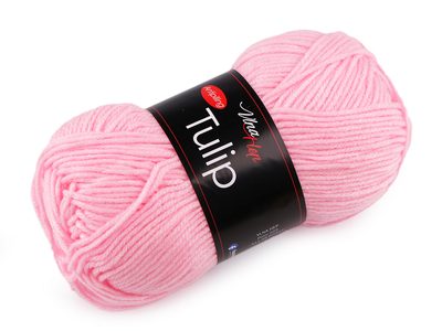 Pletací příze Tulip 100 g - 24 (41068) růžová sv.