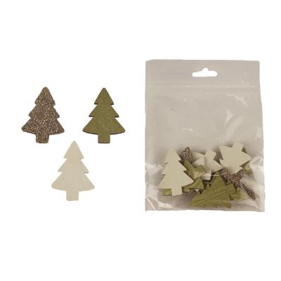 Dekorační stromečky, 12 ks D4671 - 3 x 0,1 x 3,8 cm{% if product.brand.name %} – Morex{% endif %}