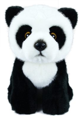 Plyšová panda sedící, 18 cm – fotka 3