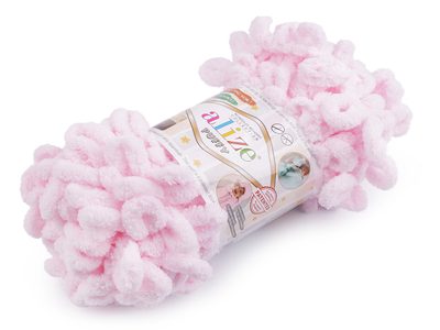 Pletací příze Alize Puffy 100 g{% if variant.name %} – 7 (31) růžová nejsv.{% endif %}