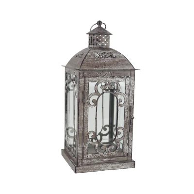 Kovová lucerna K4576/A - 16 × 16 × 36.5 cm{% if product.brand.name %} – {% endif %}