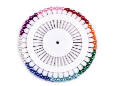 Špendlíky s plastovou hlavičkou délka 38 mm 40 kusů – fotka 3