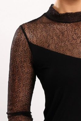 Dámská halenka  Irene black - dlouhý rukáv – fotka 1