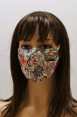 Bavlněná rouška Crazy UNI{% if product.brand.name %} – Vestis{% endif %}