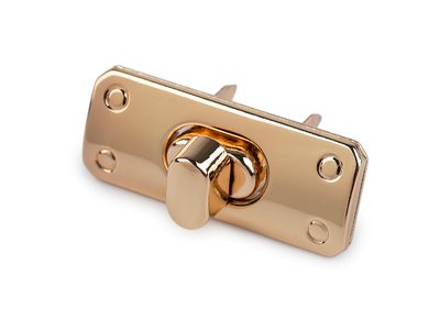 Sada zapínání na kabelky 17x43 mm{% if variant.name %} – 3 růžové zlato{% endif %}