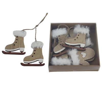 Vánoční dekorace k zavěšení, 8 ks D6363 - 7 cm{% if product.brand.name %} – Morex{% endif %}