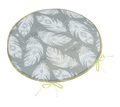 Sedák Adéla kulatý hladký Šedá,Bílá 79/237 průměr 40 cm{% if product.brand.name %} – {% endif %}