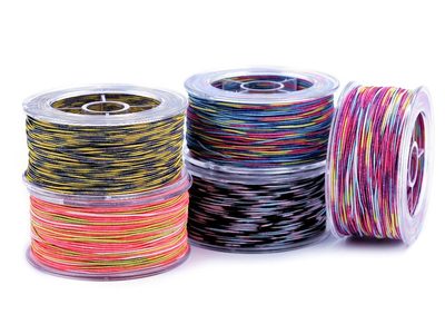 Šňůrka Ø0,8 mm duhová návin 50m{% if product.brand.name %} – Galanterka{% endif %}
