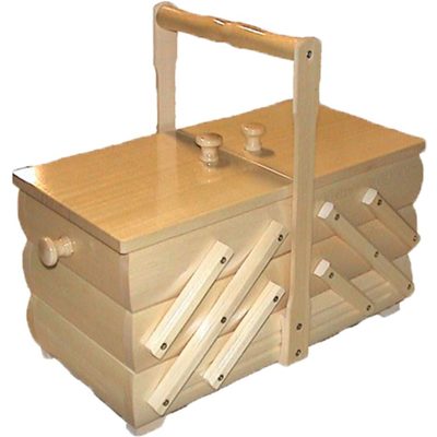 Přírodní Dřevěná Kazeta rozkládací hladká střední 0960008{% if product.brand.name %} – Morex{% endif %}